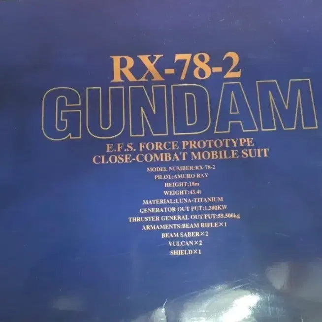 [BUNJANG] Bandai PG 1/60 First Gundam Ver. Ka Model Kit / PG 퍼스트건담 구판