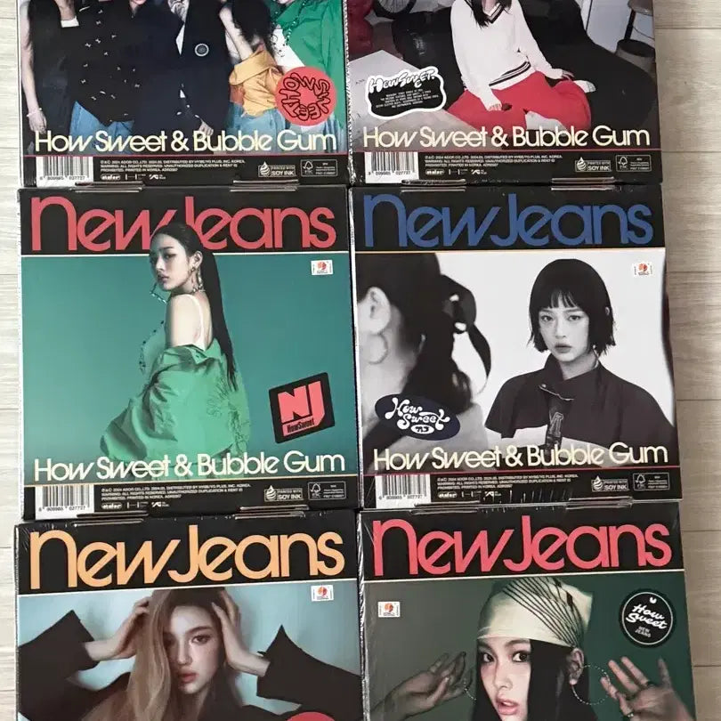 [BUNJANG] NewJeans How Sweet Album Bundle Set (Sealed) / 뉴진스 How Sweet 앨범 미개봉 일괄