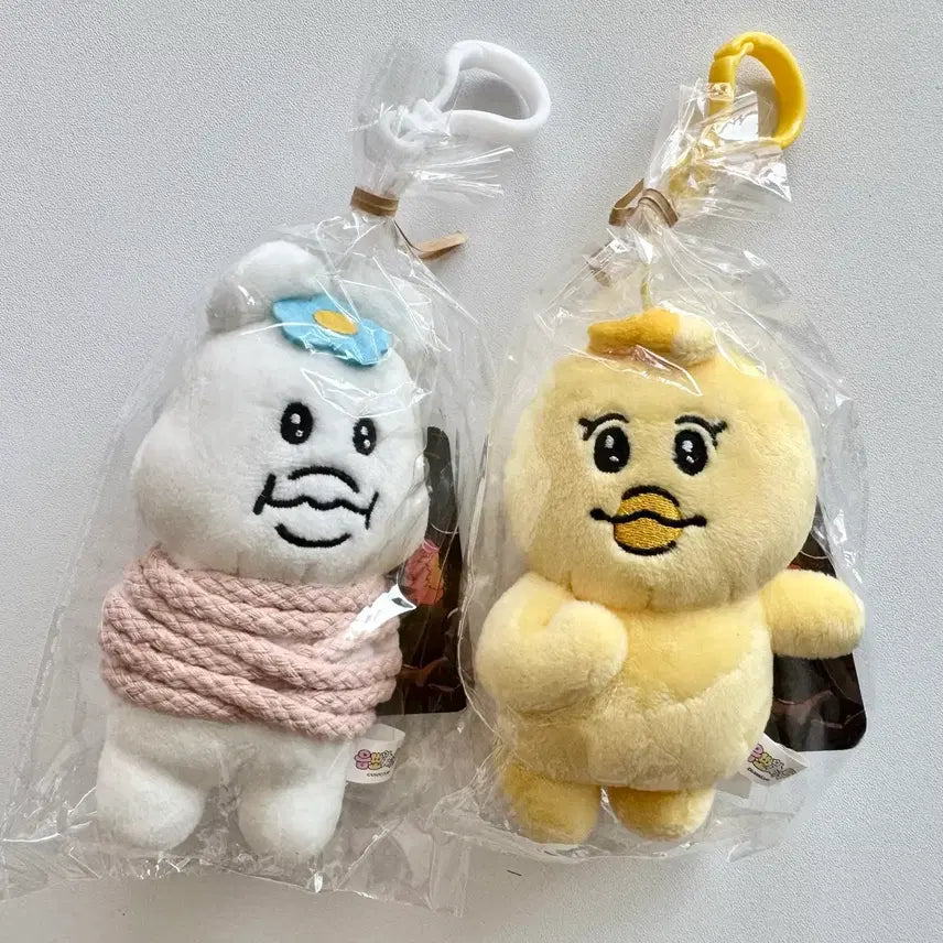 [BUNJANG] On-Demand Discount! On-bo-cha-mu &amp; Kimi-maru Keyring Set (Sealed) / 오늘만할인)홍대팝업 음뽀챠무 키미마루 키링 미개봉새제품 일괄