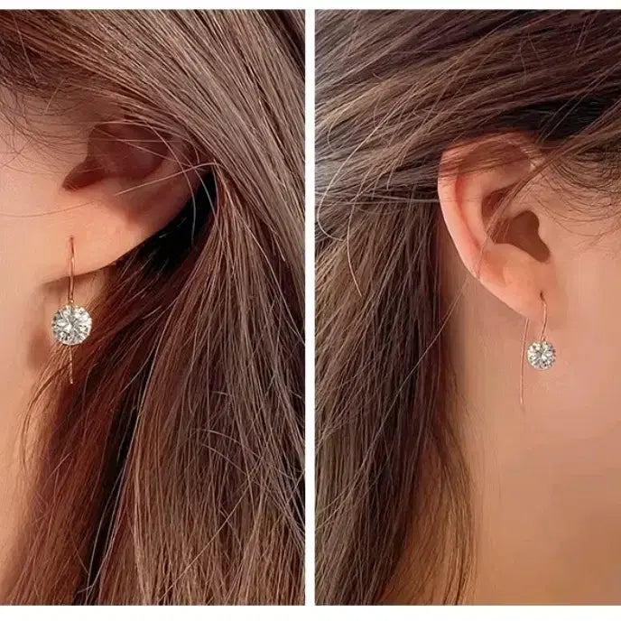 [BUNJANG] Getmebling Merry O Rose Gold Earrings / 겟미블링 merry O rose gold 아이유착용