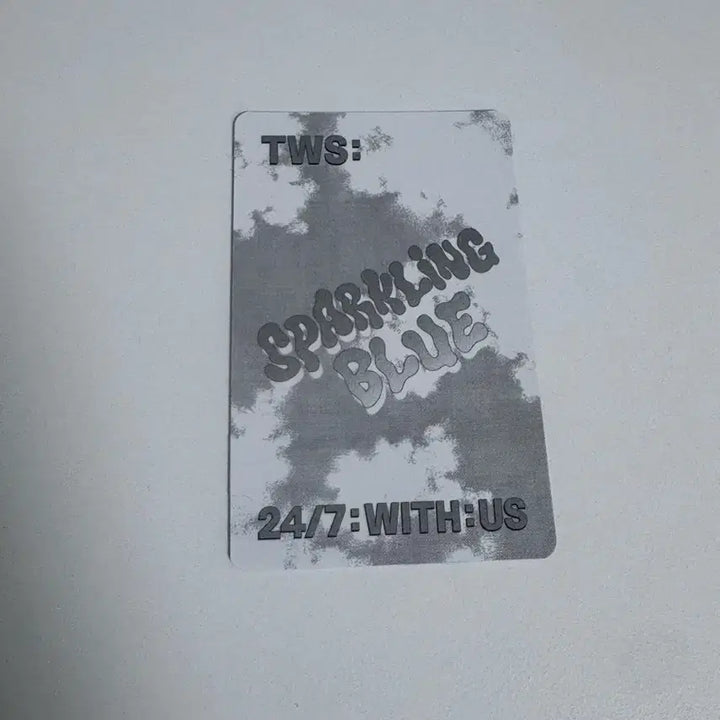 [BUNJANG] TWS Jihoon Sparkling Blue Weverse Album Photocard / 투어스 스파클링블루 위버스 지훈