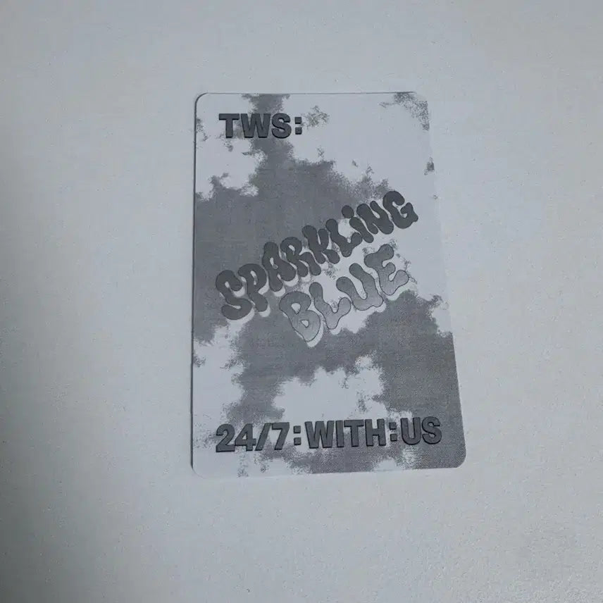 [BUNJANG] TWS Jihoon Sparkling Blue Weverse Album Photocard / 투어스 스파클링블루 위버스 지훈