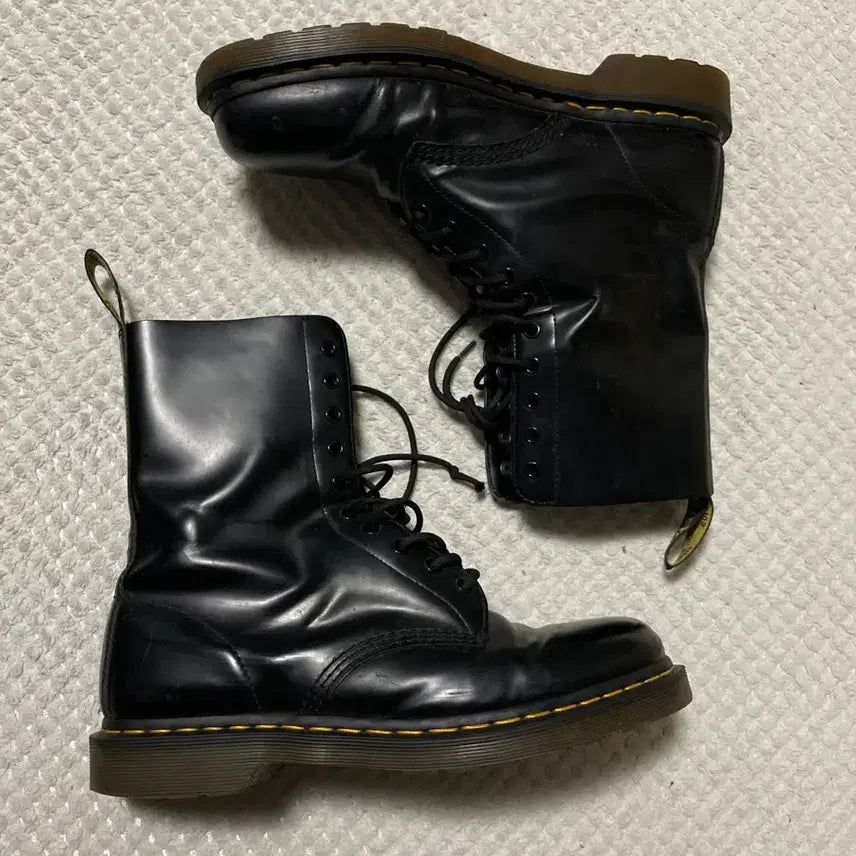 [BUNJANG] Dr. Martens 1490 10-Eye Smooth Leather Boots / [290] 닥터마틴 1490 10홀 스무스 블랙 부츠 워커