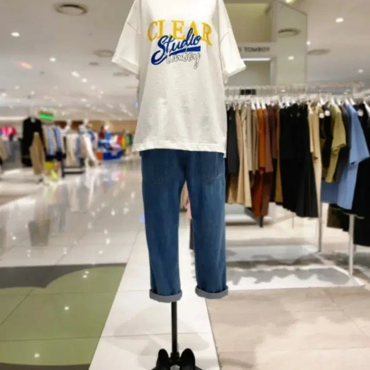[BUNJANG] Studio Tomboy Short Sleeve T-Shirt White / (거의새것)스튜디오 톰보이 반팔티셔츠