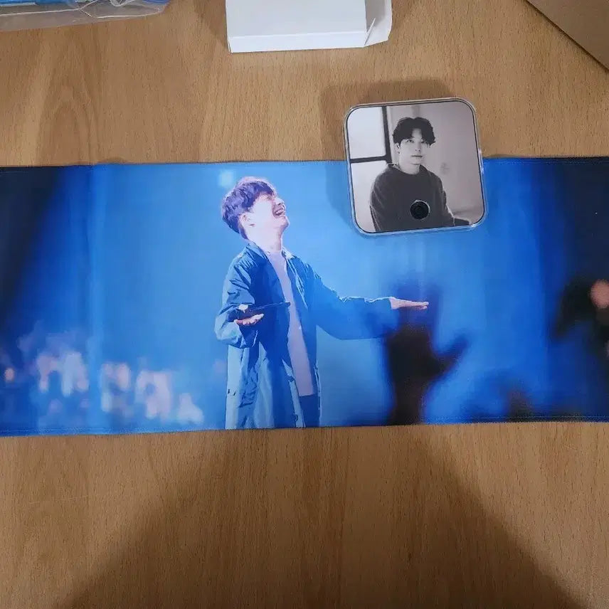 [BUNJANG] Hoshino Gen Reflective Slogan &amp; Music Magnet Set / 호시노겐 비공굿즈 반사 슬로건 +음악 마그넷