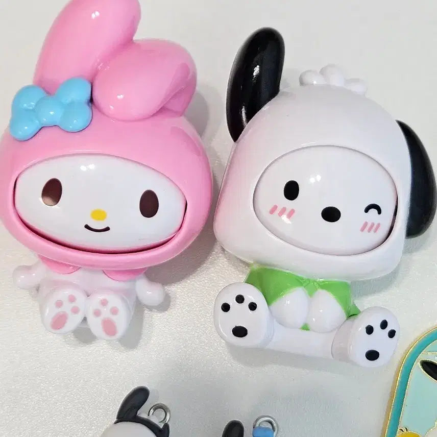 [BUNJANG] Sanrio My Melody, Pochacco, Pom Pom Purin Gachapon Figure Bundle Set / 산리오 마이멜로디 포차코 폼폼푸린 가챠 피규어 일괄