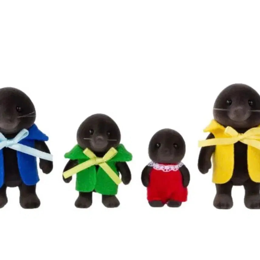 [BUNJANG] Sylvanian Families Mole Family Dolls / 실바니안 패밀리 두더지 가족 인형