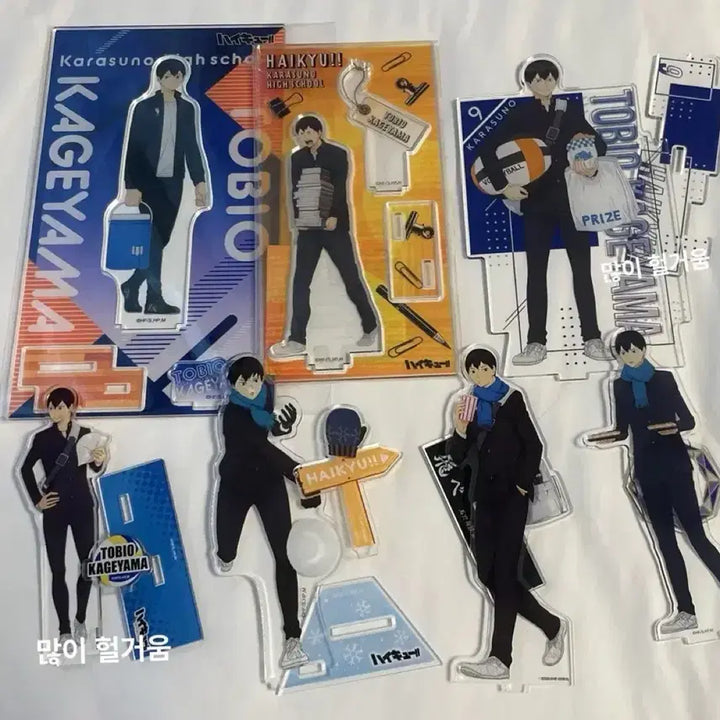 [BUNJANG] Haikyuu!! Tobio Kageyama Acrylic Stand Bundle Set / 일괄) 하이큐 카게야마 토비오 아크릴 스탠드
