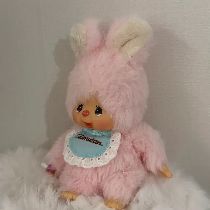 [BUNJANG] Monchhichi Chimutan Pink Keychain / 몬치치 치무탄 키체인 핑크 키링
