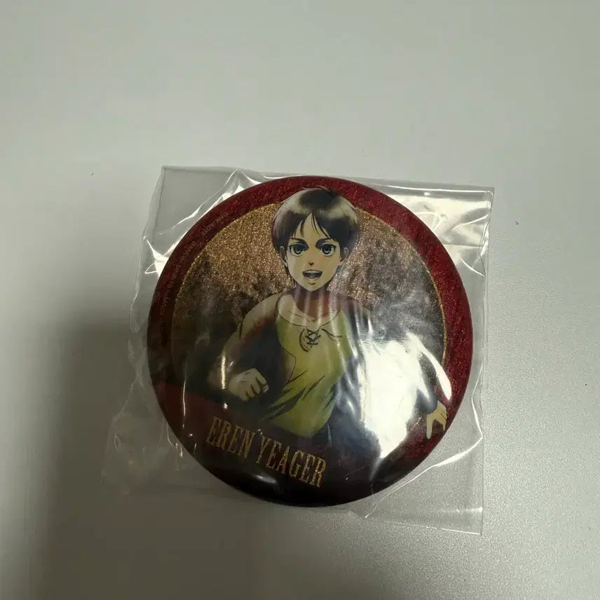 [BUNJANG] Attack on Titan Eren Can Badge - Ichiban Kuji Prize G / 제일복권 진격의 거인 G상 에렌 캔뱃지