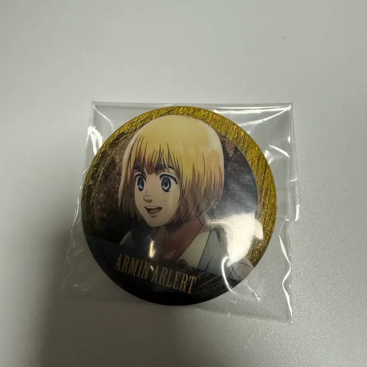 [BUNJANG] Attack on Titan Armin Can Badge Ichiban Kuji G Prize / 제일복권 진격의 거인 G상 아르민 캔뱃지