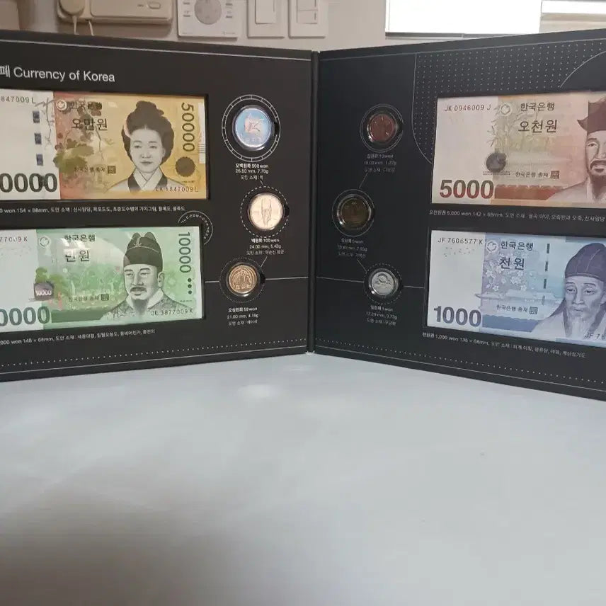 [BUNJANG] Bank of Korea 70th Anniversary Coin and Banknote Mint Set / 2021년 한국은행 70주년 주화지폐 민트세트