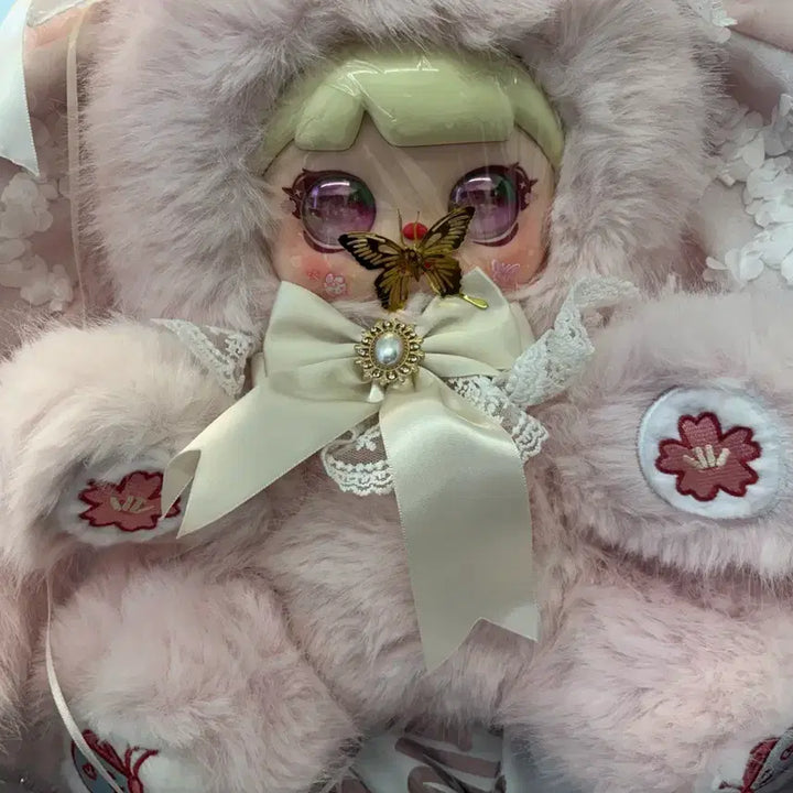 [BUNJANG] Mocici Aurora Eyes Pink Doll with Gold Butterfly Charm / 모치치 800 모시시 800 mocici 4만원