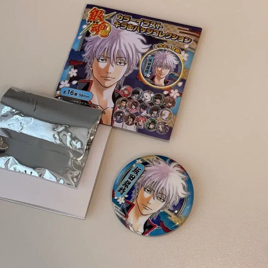 [BUNJANG] Gintama Gin-Toki &amp; Silver Soul Batch Bundle Set / 은혼 긴토키 중프샵 뱃지 은혼전 실버소울 뱃지 일괄판매