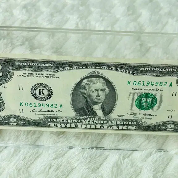 [BUNJANG] Two Dollar Bill Acrylic Frame / 2달러 지폐 액자