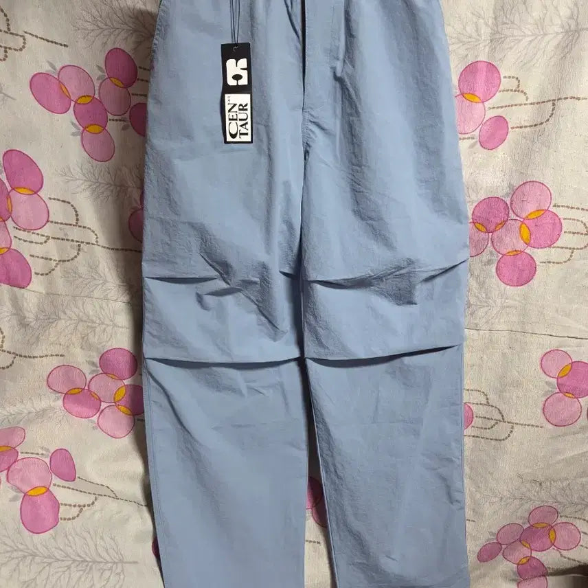 [BUNJANG] Centaur Nylon Wide Pants S Light Blue / 센타우르 나일론 와이드 팬츠 S 라이트블루