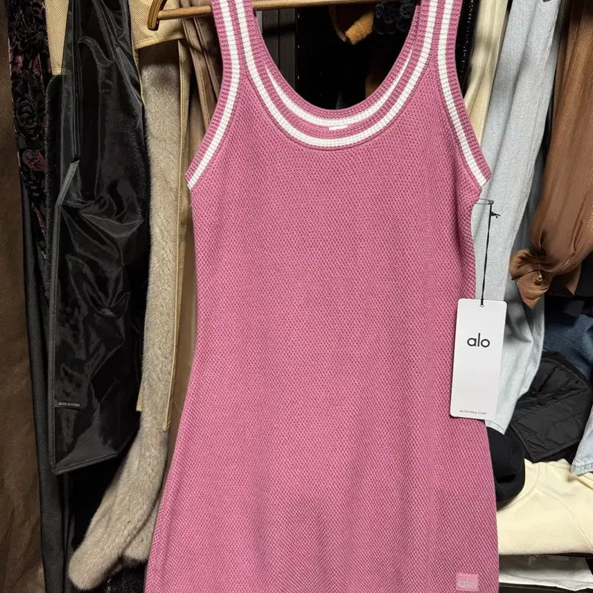 [BUNJANG] ALO Pink Mini Dress (Size S) / ALO 원피스 S (새상품)