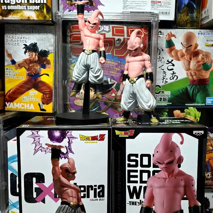 [BUNJANG] Dragon Ball Kid Buu GX Materia Solid Earth Works &amp; Kid Buu Japanese Domestic Version Set / [2종세트_개봉양품] 드래곤볼 키드 마인부우 세트