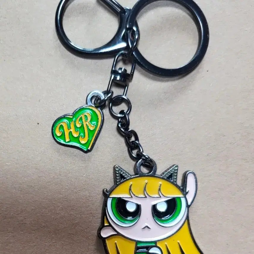 [BUNJANG] NewJeans Haerin Powerpuff Girls Keyring / 뉴진스 해린 파워퍼프걸 키링