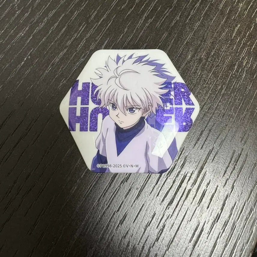 [BUNJANG] Hunter x Hunter Killua Hexagonal Badge / 헌터x헌터 키르아 육각 뱃지