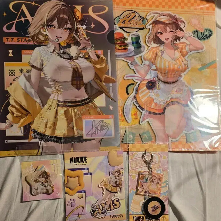 [BUNJANG] T.T.STAR Nikke Anis Goods Set (Sealed) / 타워레코드 니케 T.T.STAR 아니스 굿즈 세트 미개봉 새상품