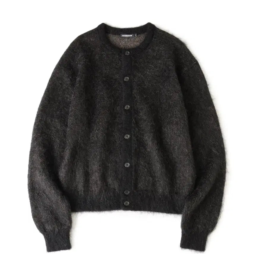 [BUNJANG] HAECHINGROOM Hanabi Mohair Cardigan (Black) / 해칭룸 하나비 모헤어 가디건(블랙)