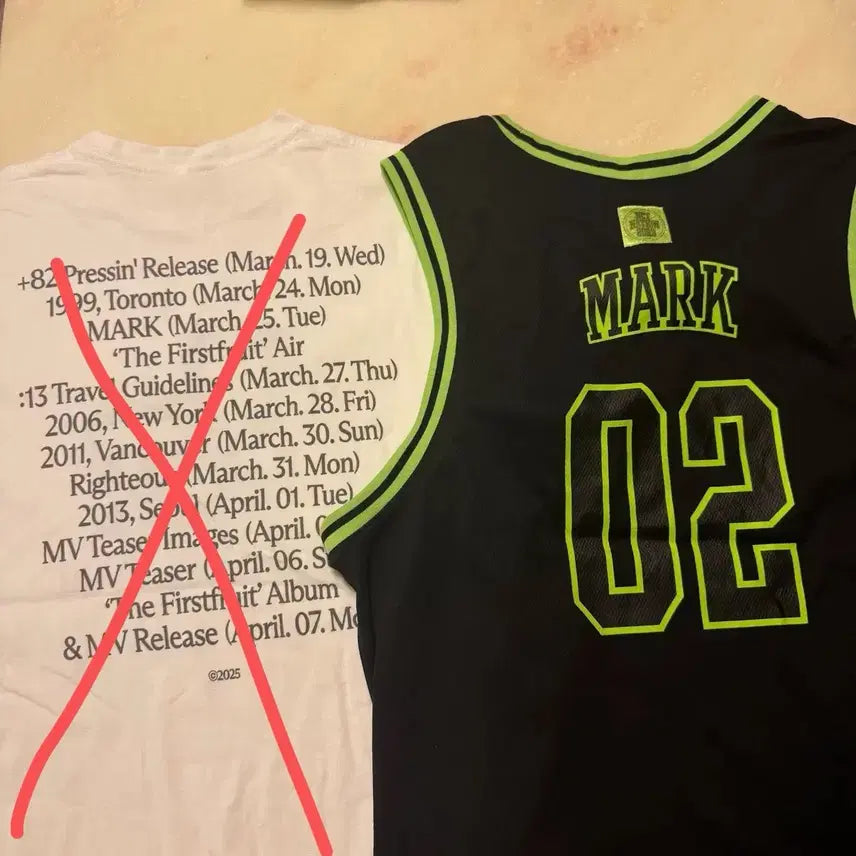 [BUNJANG] NCT Nation Mark Basketball Jersey / nct mark 엔시티네이션 마크 농구복 유니폼 02 드림 127