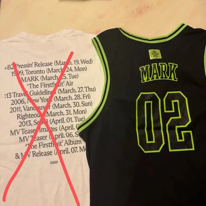 [BUNJANG] NCT Nation Mark Basketball Jersey / nct mark 엔시티네이션 마크 농구복 유니폼 02 드림 127