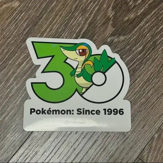 [BUNJANG] Pokemon 30th Anniversary Jurian Sticker / 포켓몬 30주년 주리비얀 스티커