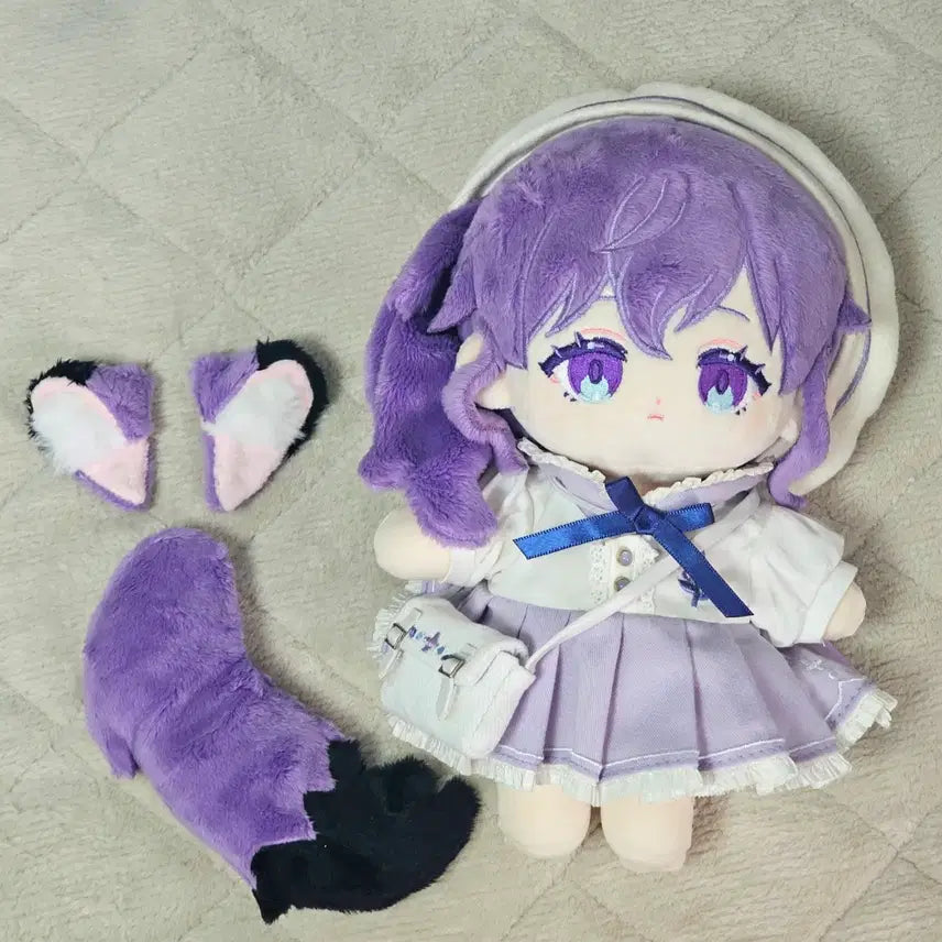 [BUNJANG] Project Sekai Mahfuyu 20cm Plush Doll Bundle Set with Outfit / 프세카 마후유 솜인형 복슬후유 20cm 옷 포함 일괄 판매
