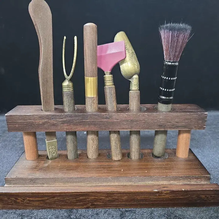 [BUNJANG] Antique Tea Ceremony Tools and Dasik Knife Set / 다도 차도구 차칼 다식칼 일괄 민속품