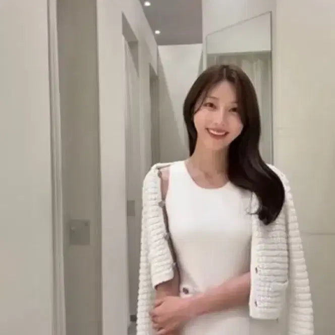 [BUNJANG] Sie Button Knit Dress / Sie 리스 버튼 니트 원피스