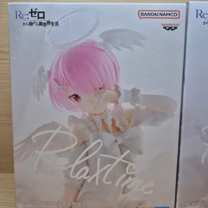 [BUNJANG] Banpresto Re:Zero Rem Ram Relax Time Figure / 리제로 반프레스토 릴렉스타임 렘 람 피규어