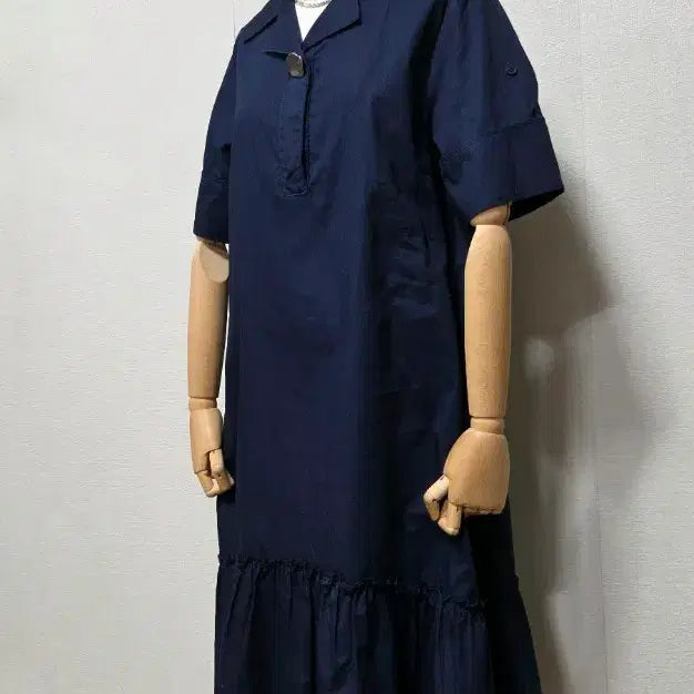 [BUNJANG] Zio Songzio Navy Long Dress / 지오송지오 네이비 원피스