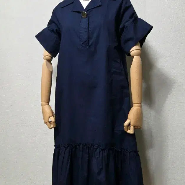 [BUNJANG] Zio Songzio Navy Long Dress / 지오송지오 네이비 원피스