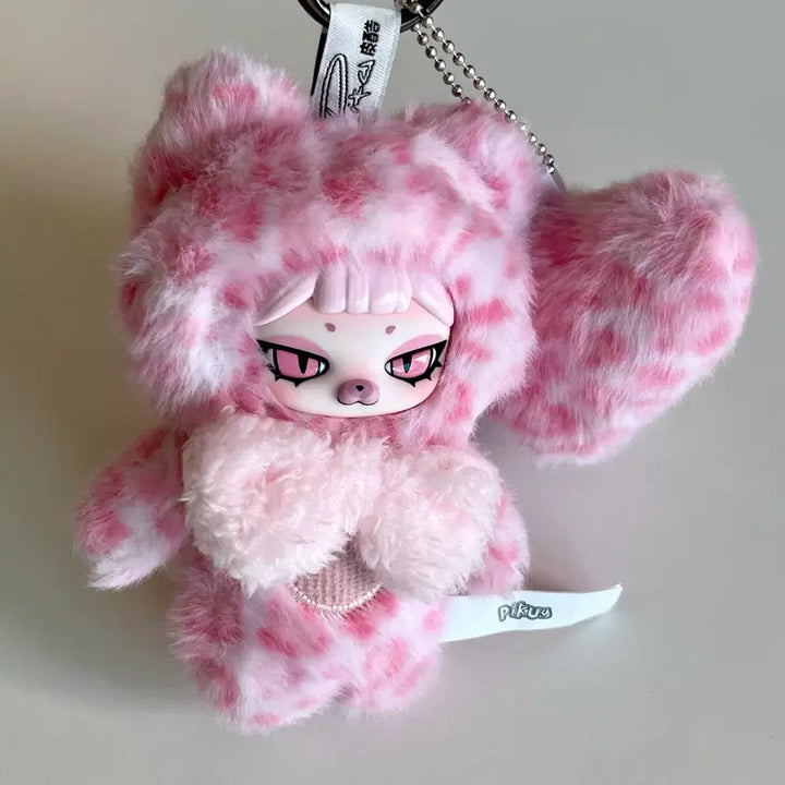[BUNJANG] Piku the Week Baby Three Pink Leopard Cat Charm / 피쿠더위크 piku the week _진핑크 베이비쓰리