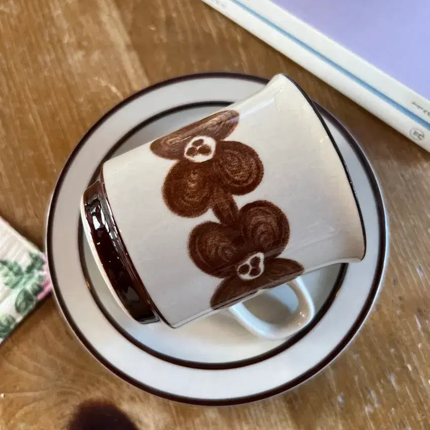 [BUNJANG] Japanese Vintage Teacup and Saucer Set / 일본 빈티지 찻잔 컵앤소서