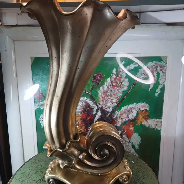 [BUNJANG] Bronze Gold Flower Vase Decor / 청동골드 플라워 꽃병 장식
