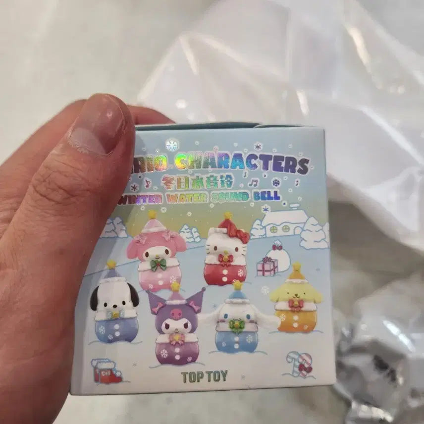 [BUNJANG] Sanrio Kuromi Winter Water Bell TOP TOY Figure / 산리오 캐릭터 겨울 물소리 벨 TOP TOY 쿠로미팔아요