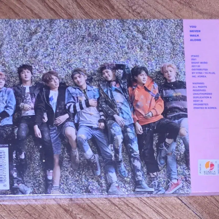 [BUNJANG] BTS You Never Walk Alone Album and 7 Members Photocard Bundle Set / BTS you never walk along 앨범과 멤버 7명 포토카드