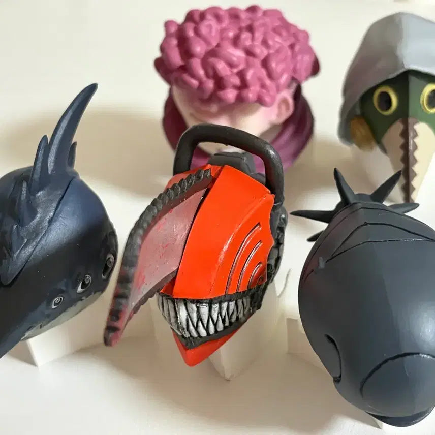 [BUNJANG] Chainsaw Man Mask Gacha Full Set (5 Types) / 체인소맨 마스크 가챠 5종 풀세트