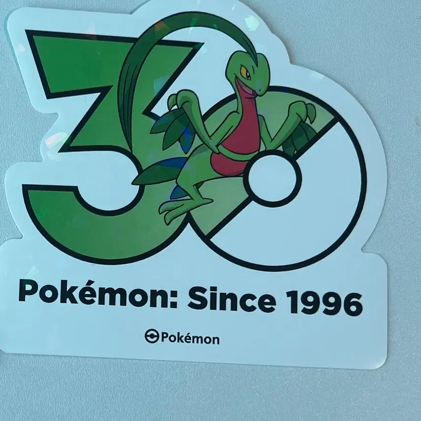 [BUNJANG] Pokemon 30th Anniversary Treecko Sticker / 포켓몬 30주년 기념 스티커 나무돌이