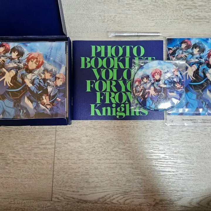 [BUNJANG] Ensemble Stars! Knights 4th Album Limited Edition Acrylic Stand &amp; Can Badge Full Set / 앙스타 나이츠 4집 초회한정판 아크릴 및 캔배지 풀세트