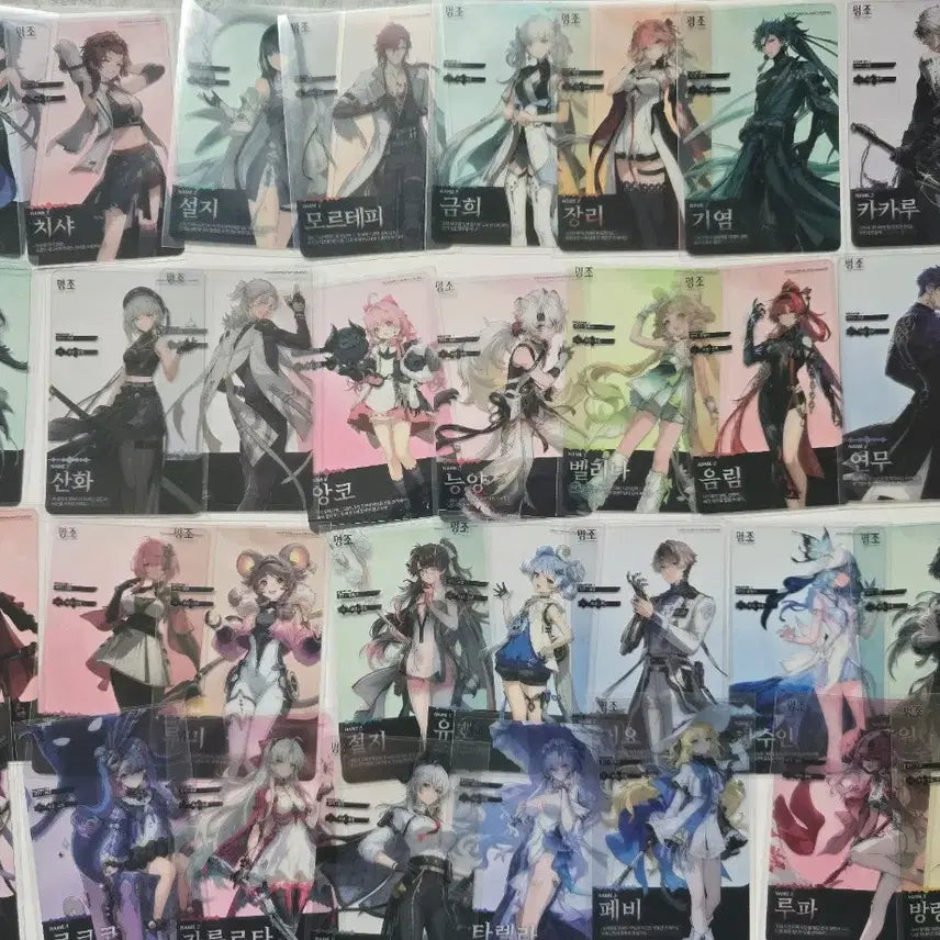 [BUNJANG] Myojo Random Clear Photocard Set (32 pcs, No Duplicates) / 명조 랜덤 투명 포토카드 중복없는 32장