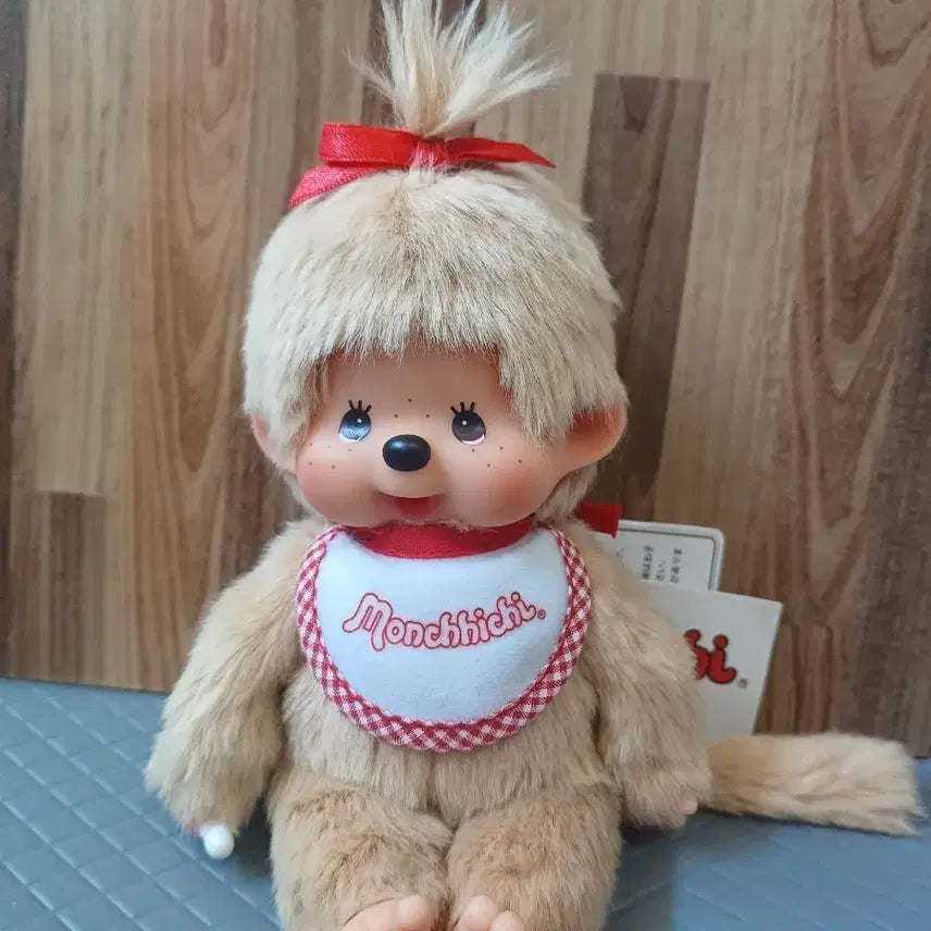 [BUNJANG] Monchhichi Beige Girl S Size / 몬치치 베이지s