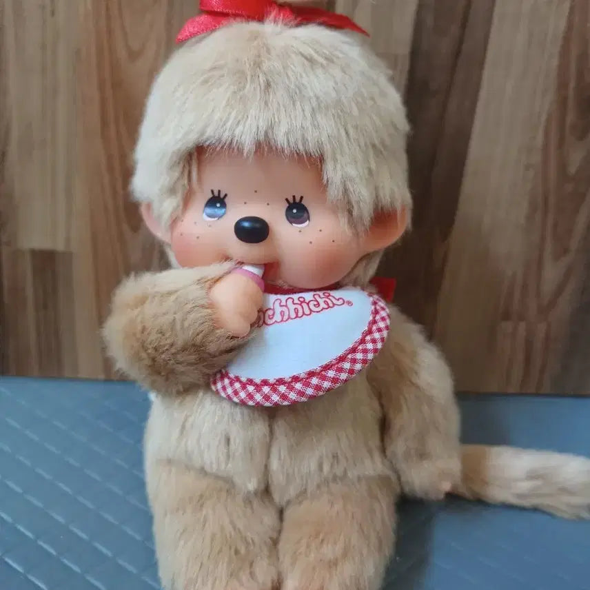 [BUNJANG] Monchhichi Beige Girl S Size / 몬치치 베이지s