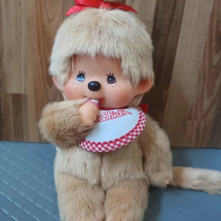 [BUNJANG] Monchhichi Beige Girl S Size / 몬치치 베이지s