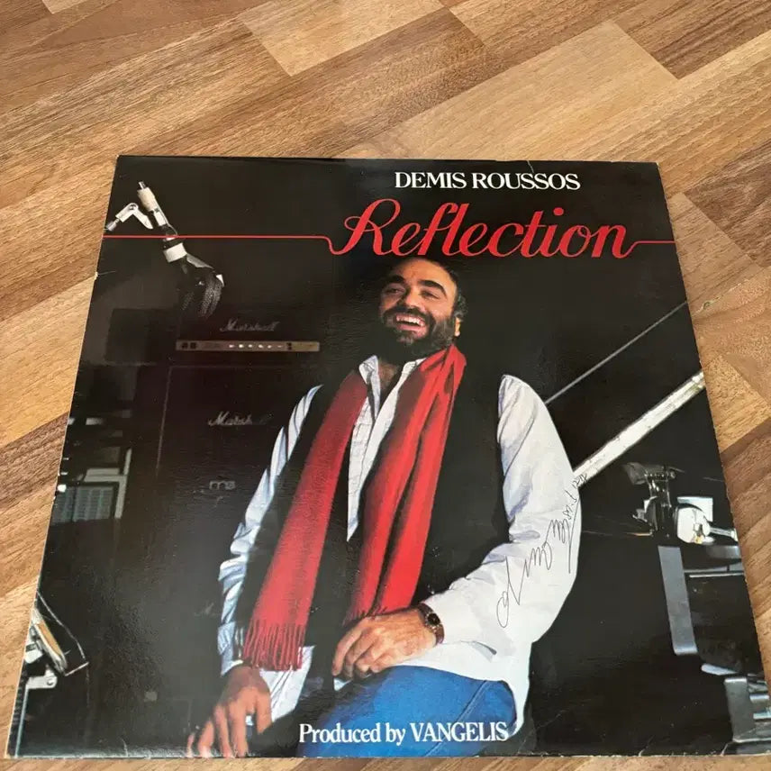 [BUNJANG] Demis Roussos Reflection LP Vinyl Record with Autograph / Demis Roussos Reflection LP 바이닐 음반