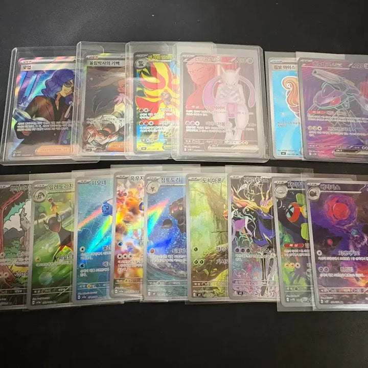 [BUNJANG] Pokemon Cards SR, AR Bundle (15 cards) / 포켓몬카드 sr,ar 일괄 15장 판매