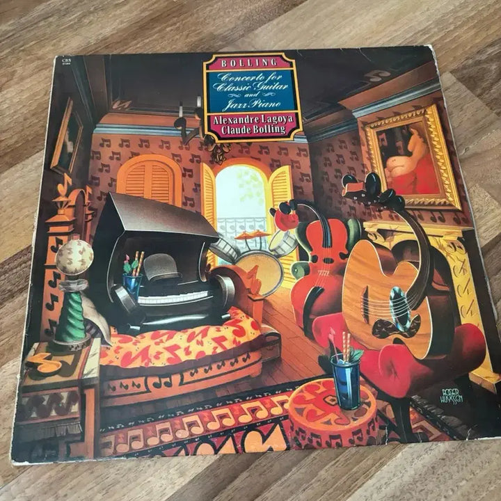 [BUNJANG] Claude Bolling &amp; Alexander Lagoya "Concerto for Classical Guitar and Jazz Piano" LP / Bolling -알렉산더 라고야 클래식 기타 &amp; 재즈 피아노 LP